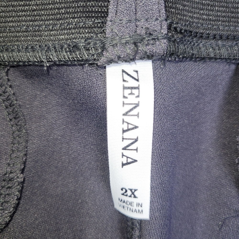 Zenana Wide Leg Comfort Waistband Pull on Business Professional Pants Size 2X - Picture 7 of 16